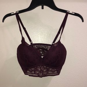 Victoria’s Secret / Pink - Maroon Lace Bralette!